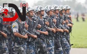 बाँकेमा सशस्त्र प्रहरीको सीमा पैदल गस्ती