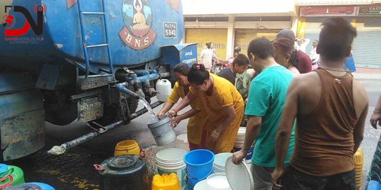 धरानमा खानेपानीको अभाव