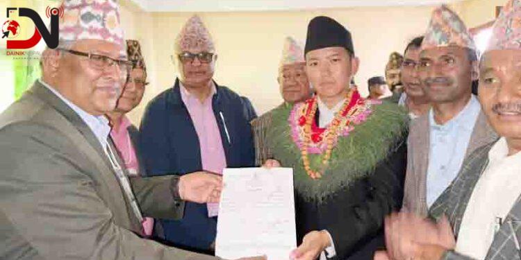 इलाम क्षेत्र नं २ उपनिर्वाचनः छजनाको मनोनयन दर्ता