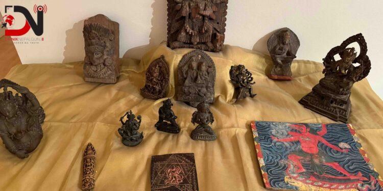 हराएका शताब्दीऔँ पुराना मूर्ति नेपाल पठाइयो