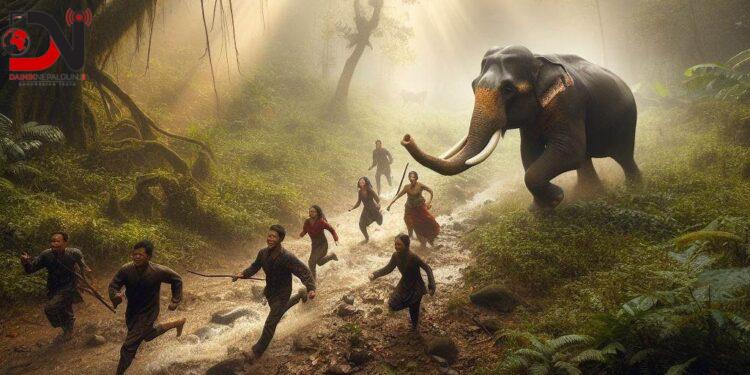 हात्तीको आक्रमणमा परी मारिएका परिवारलाई सात करोड राहत