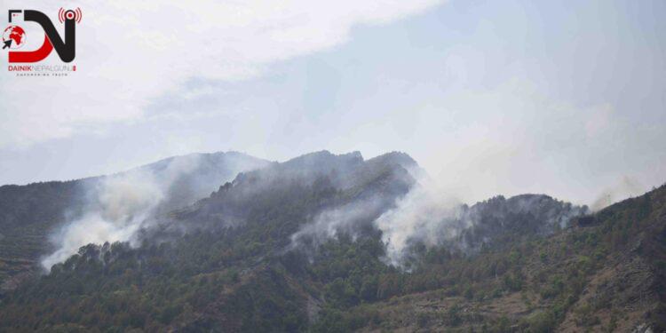 आगलागीबाट बझाङको अधिकांश भूभाग अँध्यारो