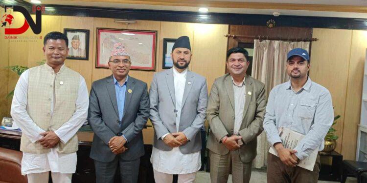 कोहलपुरको अतिक्रमित जग्गा खाली गराउन गृहमन्त्रीको ध्यानाकर्षण