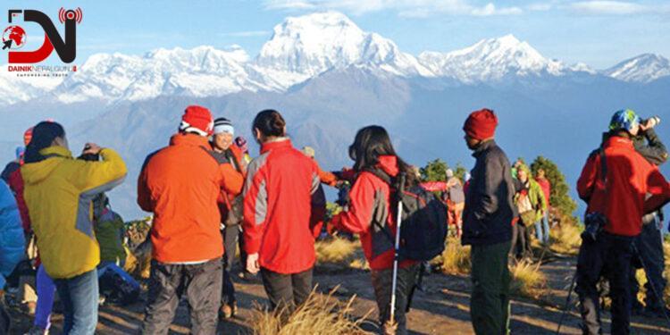 अप्रिलमा नेपाल भित्रने पर्यटक १२ दशमलव ७५ प्रतिशतले बढे