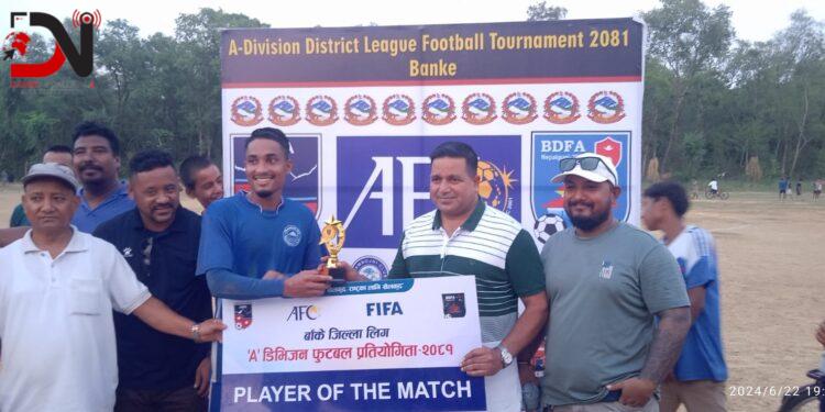 धम्बोझी क्लबको सहज जित