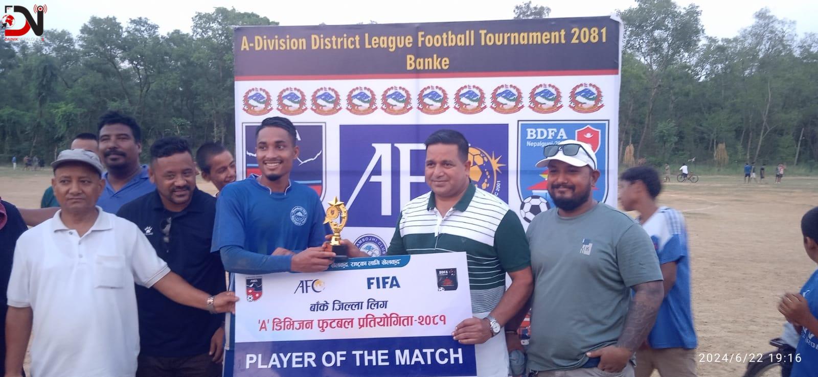 धम्बोझी क्लबको सहज जित