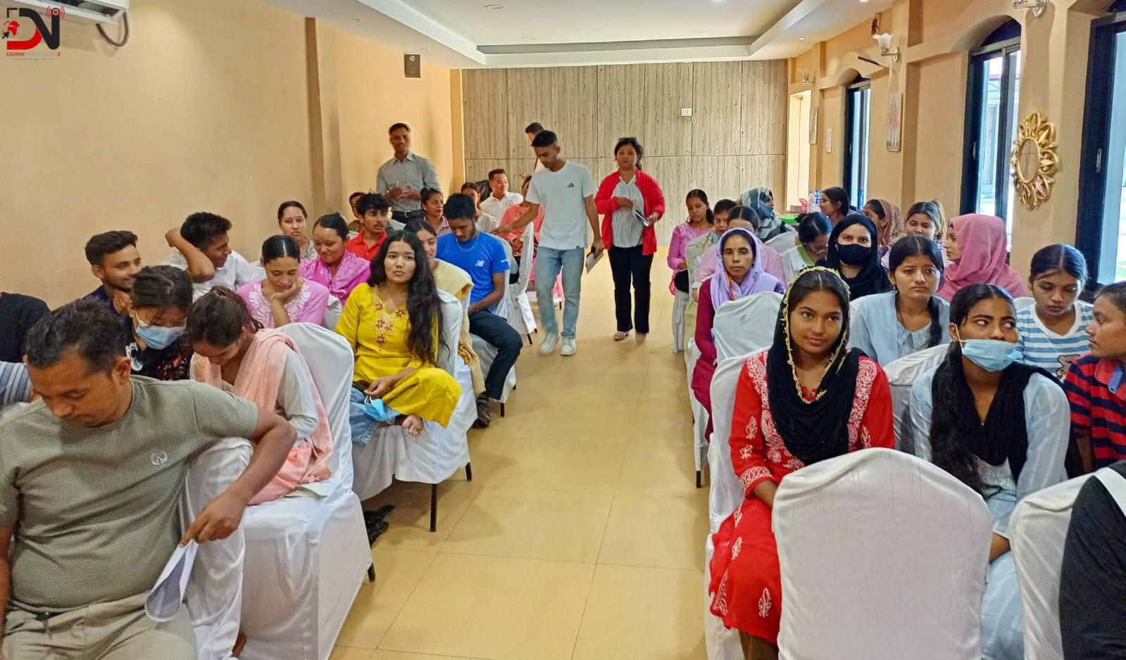 योजना तर्जुमा प्रक्रिया र युवा सहभागिता विषयक तालिम