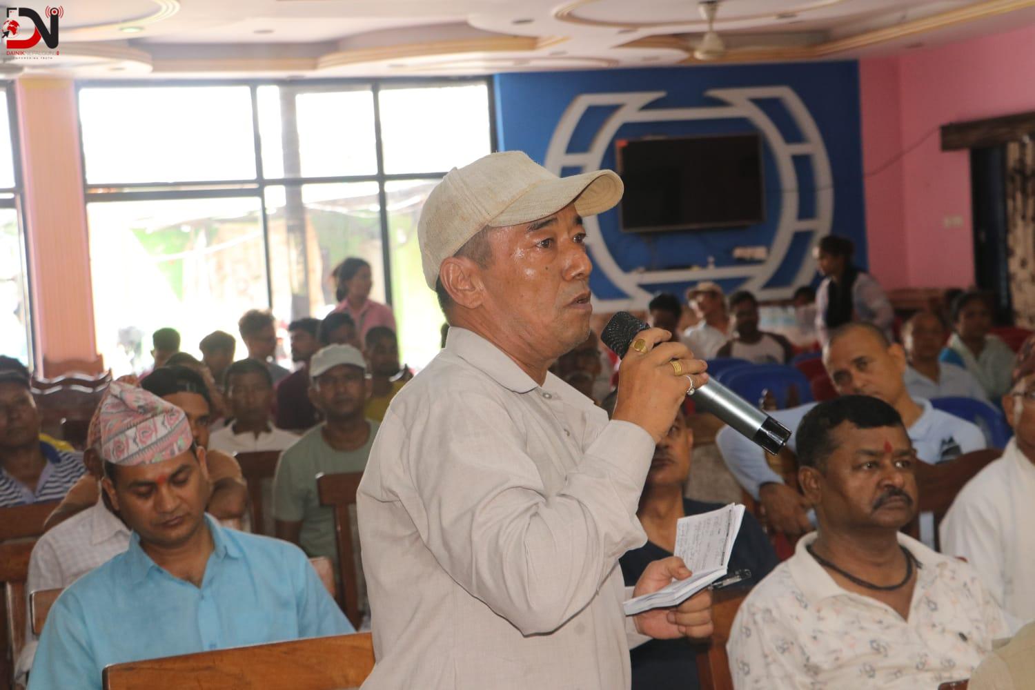 नेपालगन्जको वडा नं. २ को सार्वजनिक सुनुवाई