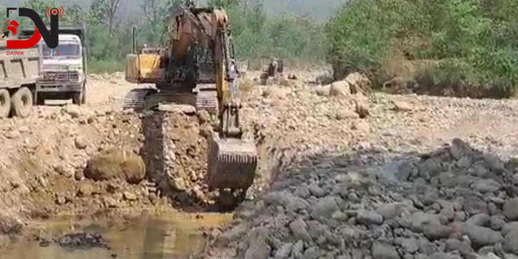 नदीजन्य पदार्थको अवैध दोहन