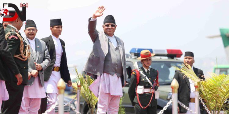 प्रधानमन्त्री दाहाल भारत प्रस्थान