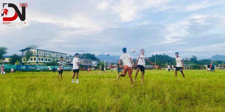 लेखनाथ रङ्गशाला घाँसेमैदानमा परिणत