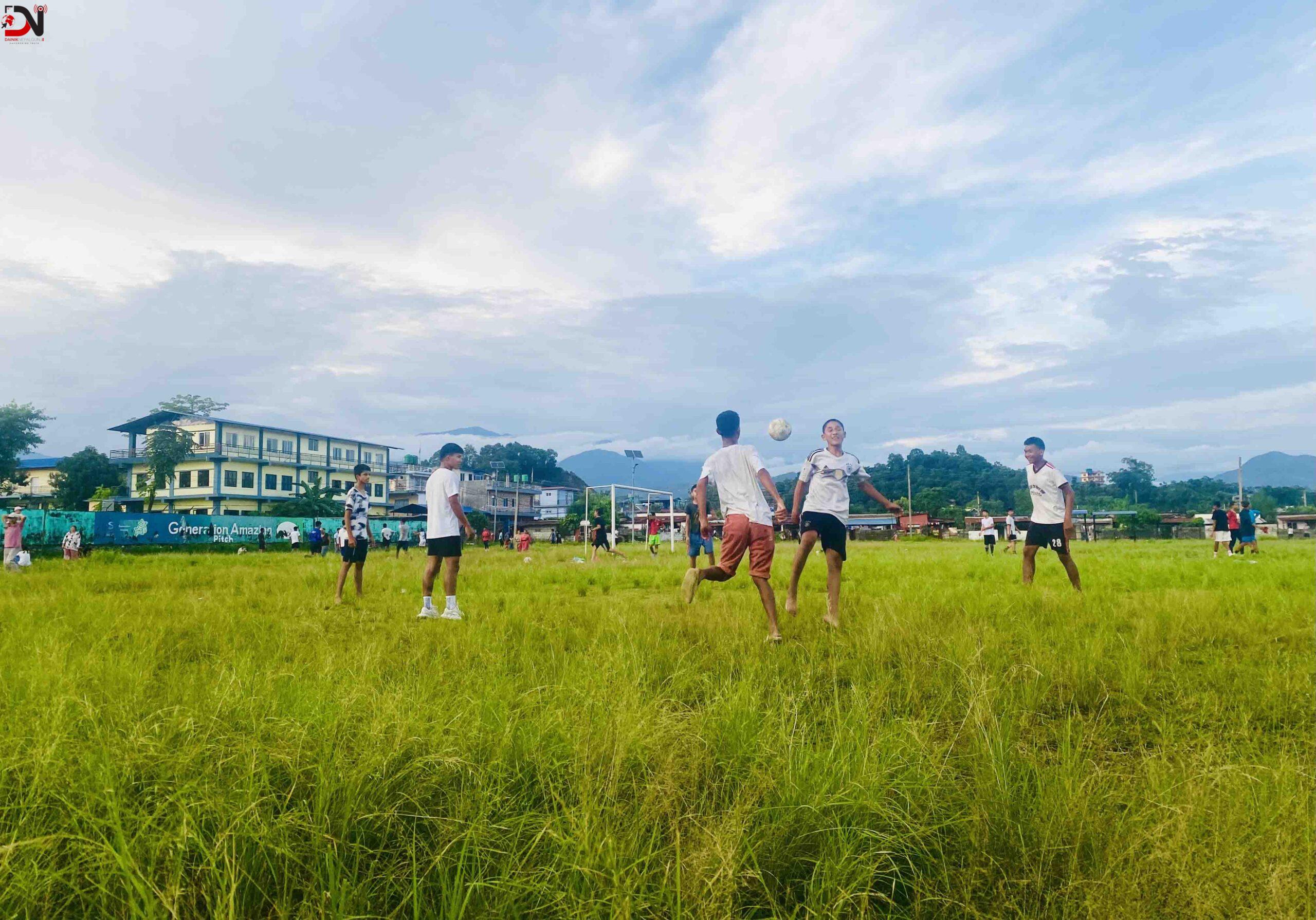 लेखनाथ रङ्गशाला घाँसेमैदानमा परिणत