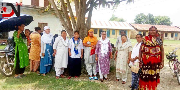 मानवबेचबिखनविरुद्ध चेतना जागृत गर्दै बाँकेका महिला