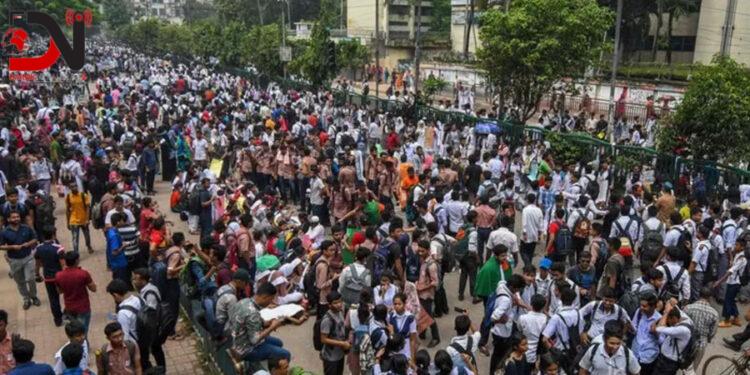 बङ्गलादेशमा विद्यार्थीको अन्तिम चेतावनीलाई प्रशासनद्वारा बेवास्ता