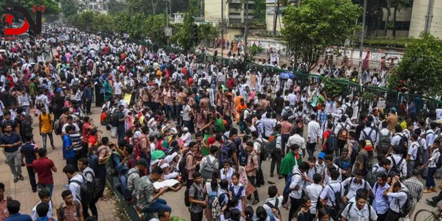 बङ्गलादेशमा विद्यार्थीको अन्तिम चेतावनीलाई प्रशासनद्वारा बेवास्ता
