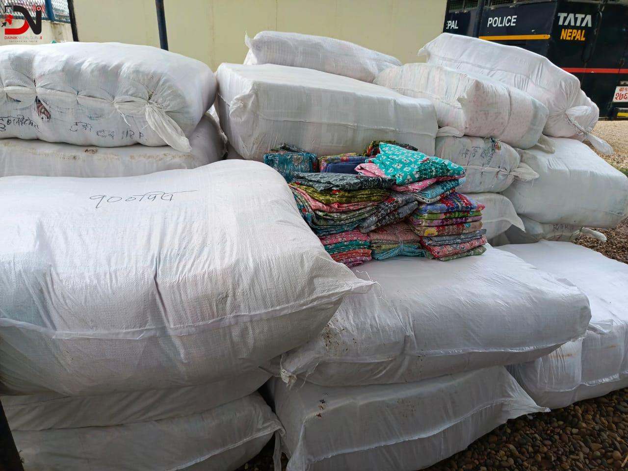 भन्सार छलेर भण्डार गरिएको ३८ लाखको सामान बरामद