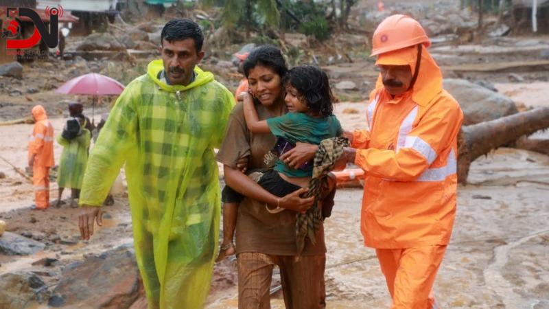 भारतमा पहिरोमा परी २४ जनाको मृत्यु