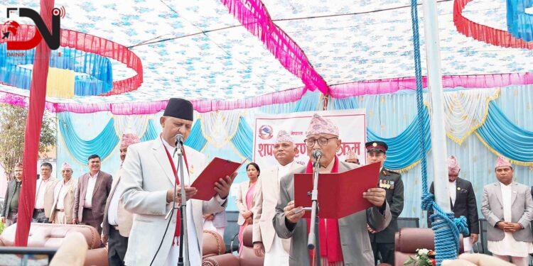 लुम्बिनी प्रदेशका मुख्यमन्त्रीसहित आठ मन्त्रीको शपथ