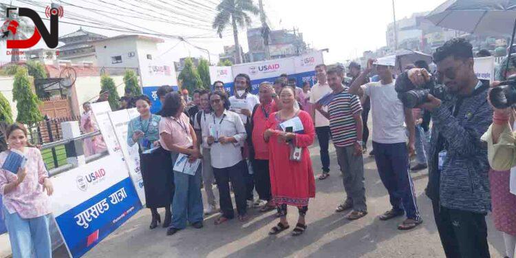 नेपालगन्ज पुग्यो युएसएड यात्रा