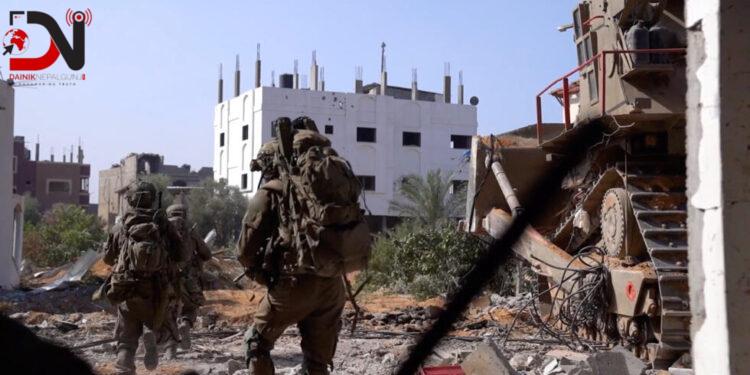 इजराइली सेनाद्वारा गाजामा बन्धक बनाइएका पाँच जनाको शव फेला