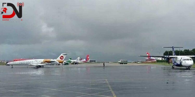 प्रतिकूल मौसमले उडान प्रभावित