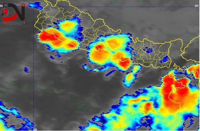 आज देशभर वर्षा