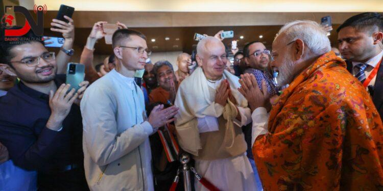 भारतीय प्रधानमन्त्री मोदी युक्रेनमा