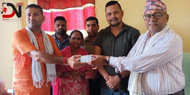 कांग्रेस बाँकेद्वारा क्रियाशील सदस्यता परिचयपत्र वितरण सुरु