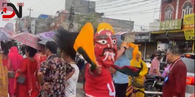 झरीबीच मनाइयो नेपालगन्जमा गाइजात्रा