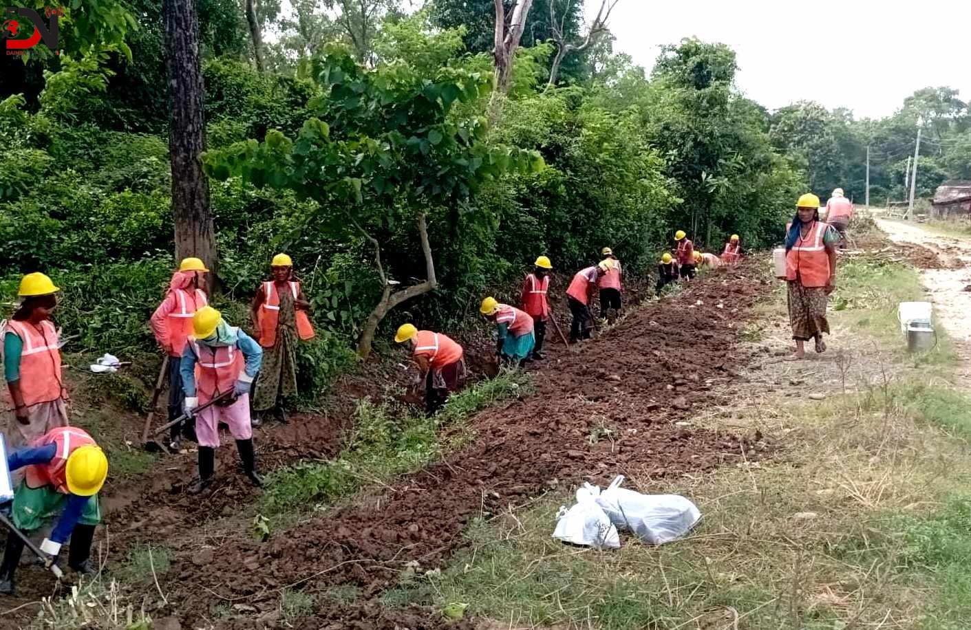 बाढीबाट जोगाउन ‘कामका लागि नगद’