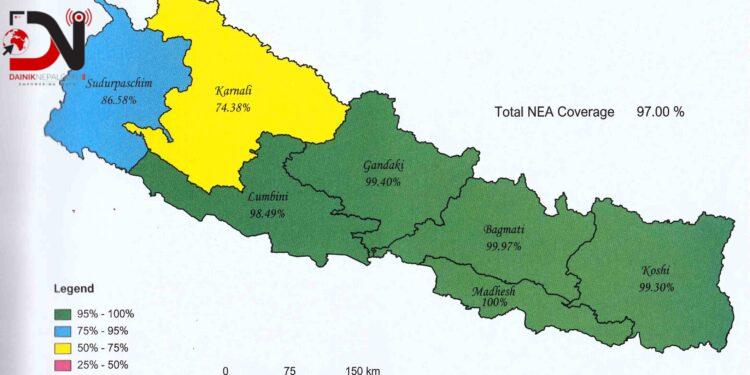 बिजुलीको आलोकमा जगमगाउँदै पाँचसय ३९ पालिका