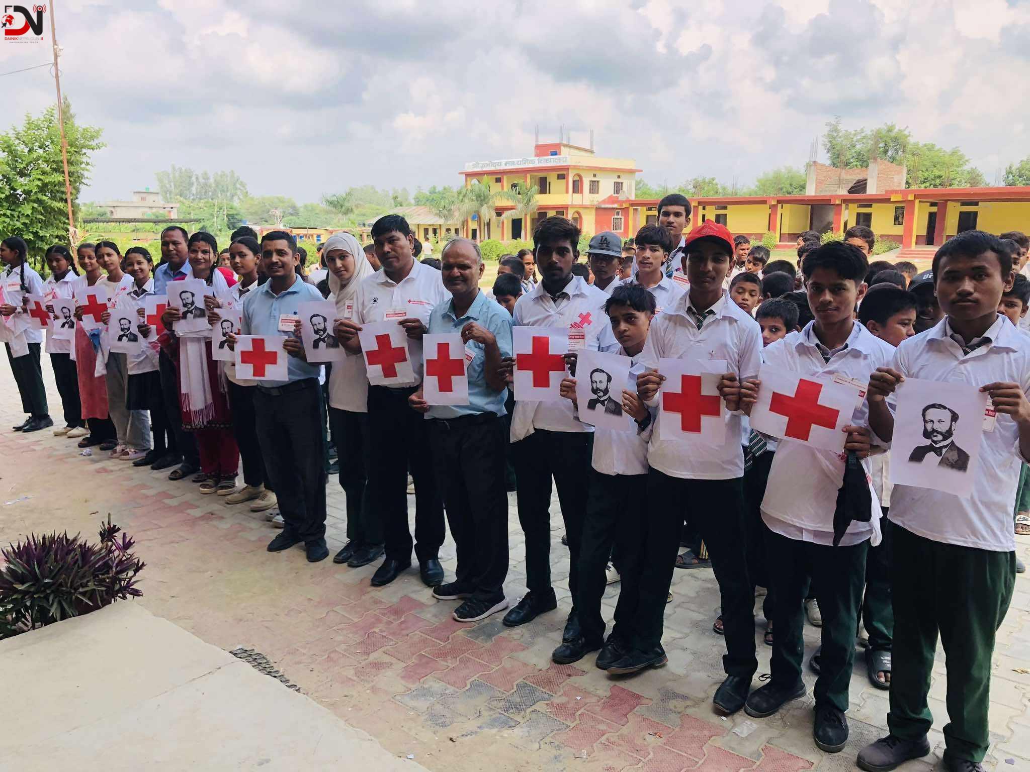रेडक्रस दिवस मनाइयो
