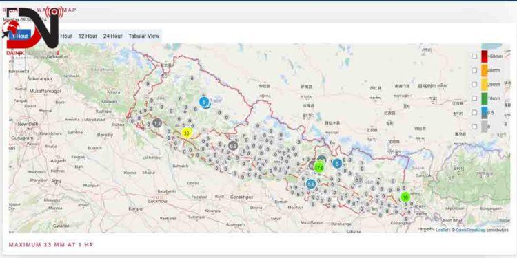 लुम्बिनी सहित केही प्रदेशमा भारी बर्षा हुने
