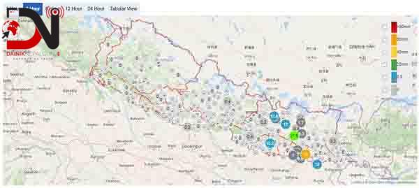 बङ्गालको खाडीमा विकसित न्यूनचापीय प्रणालीले देशका अधिकांश भागमा बदली