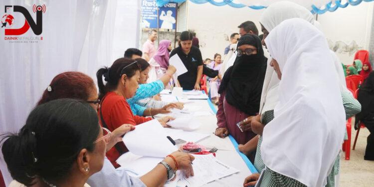 स्वास्थ्य शिविर : आठ जनामा क्यान्सर आशंका