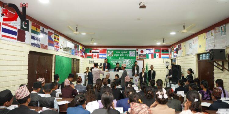 स्प्रिङ डेलका विद्यार्थीले गरे लुम्बिनी प्रदेश सभाको अभ्यास