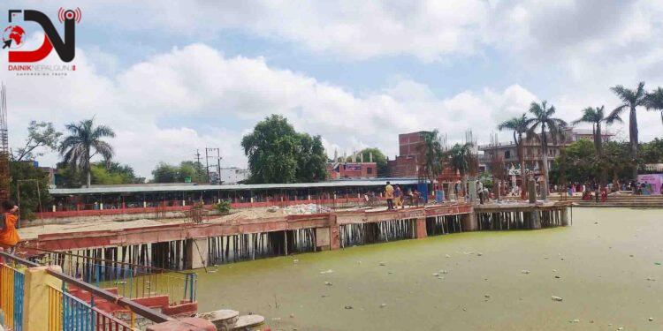 जुङ्गे महादेव मन्दिर स्तरोन्नति कार्य सुस्त