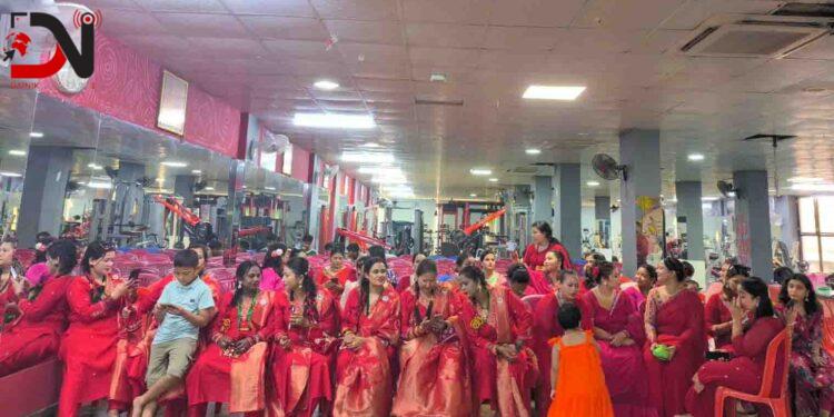 बेनिफिटनेस जीमखानामा तीज उत्सव