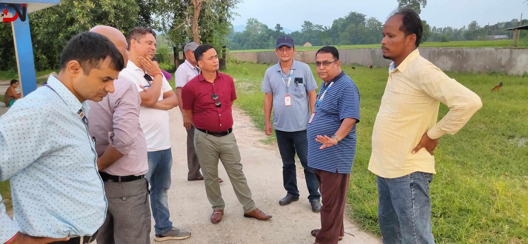 बाँकेको उच्चस्तरीय टोलीद्धारा परियोजना अनुगमन