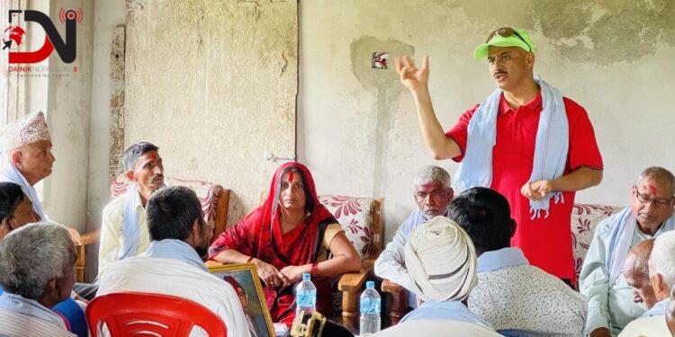 काँग्रेस वडाद्वारा कार्यकर्ता भेटघाट