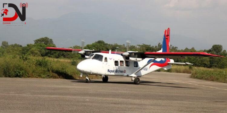 टरिगाउँमा प्रत्येक शुक्रबार मात्र उडान भरिने