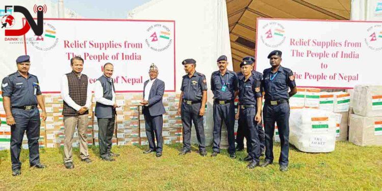 विपद् पीडितलाई भारतको राहत