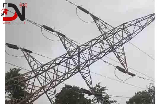 दाउन्नेमा ‘टावर’ ढल्दा सिमेन्ट उत्पादनमा समस्या