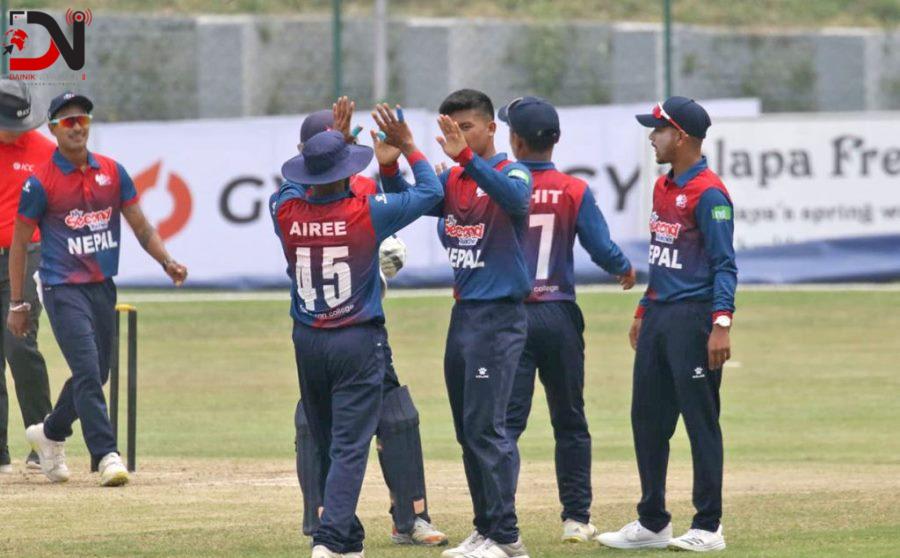 नेपाललाई टी-२० शृङ्खलाको उपाधि