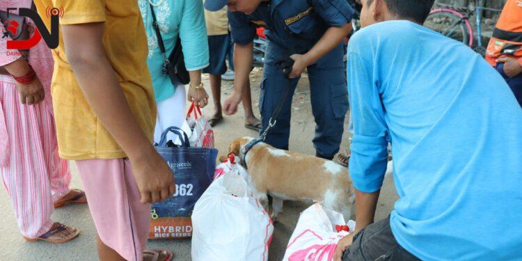 बाँके : एक हजार प्रहरी सहित तालिमप्राप्त कुकुर परिचालन