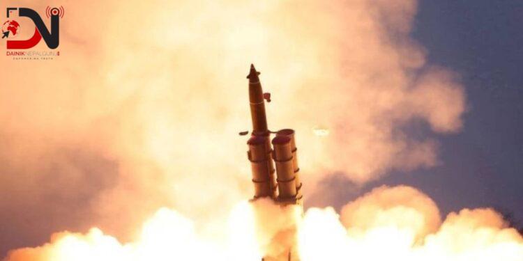 उत्तर कोरियाद्वारा क्षेप्यास्त्र प्रक्षेपण