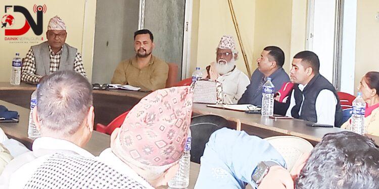 वडा सम्मेलन गर्दै काँग्रेस