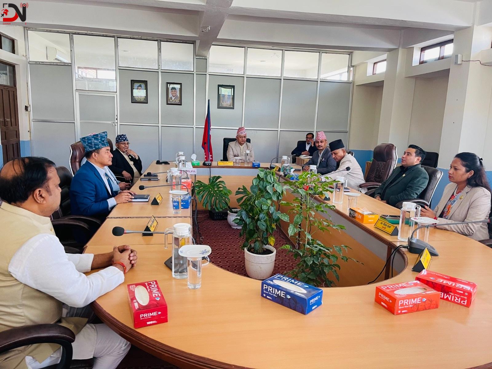 मुख्यमन्त्री आचार्यको चिन भ्रमण स्वीकृत