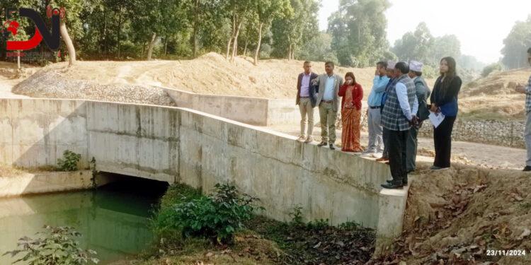 सिक्टा सिँचाई आयोजनाको अनुगमन