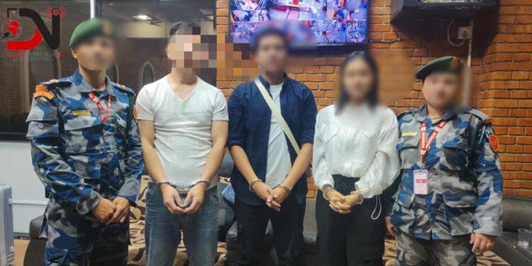 पाँच केजी सुनसहित विमानस्थलबाट तीन जना पक्राउ